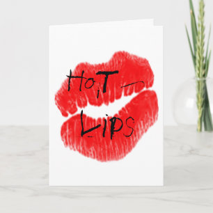 Red Hot Lips V Invitation