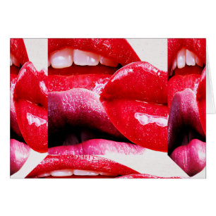 Red Hot Lipstick Lips