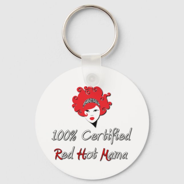 Red Hot Mama Keychain (Front)
