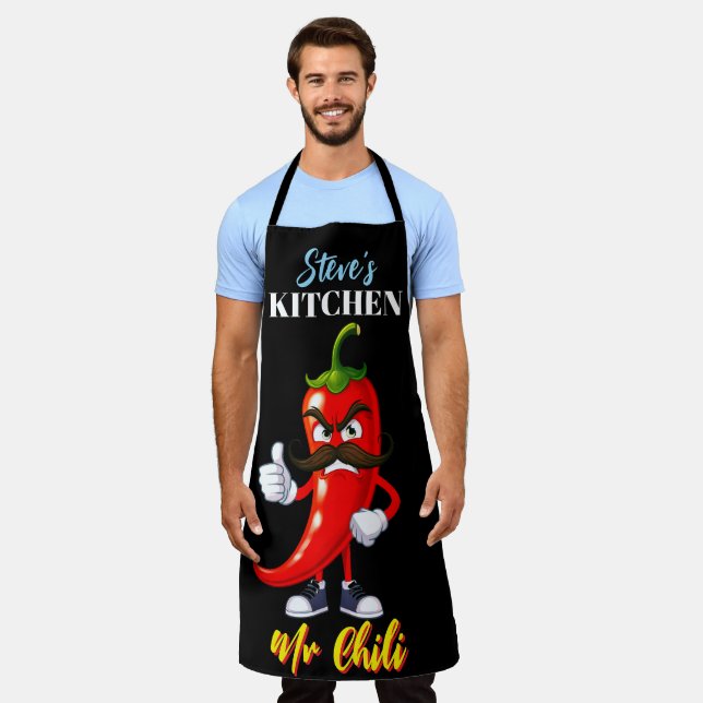 Red Hot Mr Chili  Apron (Worn)