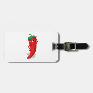 Red Hot Pepper Diva Luggage Tag