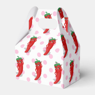Red Hot Pepper Diva Pois rose Ballotins