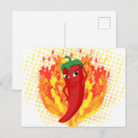 Red Hot Pepper Fire Flames