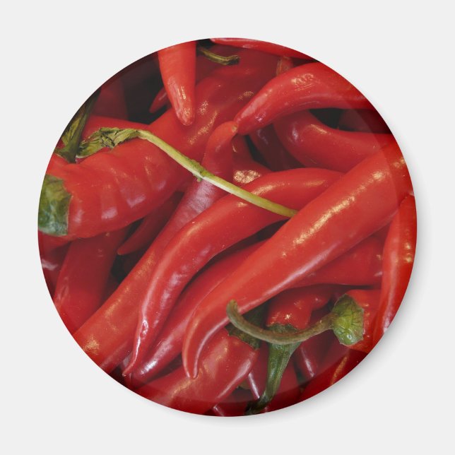 Red Hot Peppers Magnet (Front)