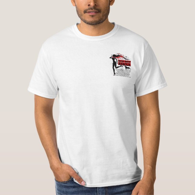 Red Hot Rescue Shirt Design - Logo Front & Back (Front)