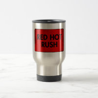 Red Hot Rush Aluminum Travel Mug