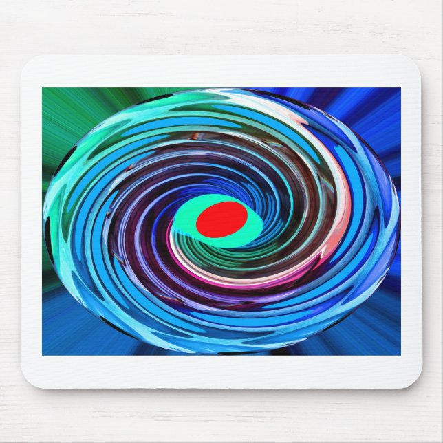 Red hot spot art mouse pad (Front)