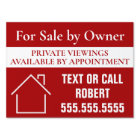 Red House For Sale by Owner Customized Yard