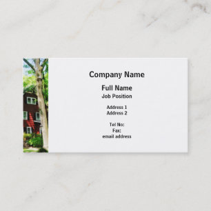 Red House on Hill Business Card