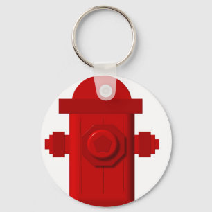 red hydrant items keychain