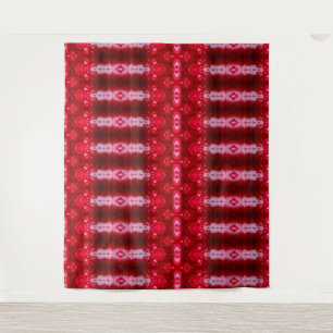 Red Ikat Tapestry