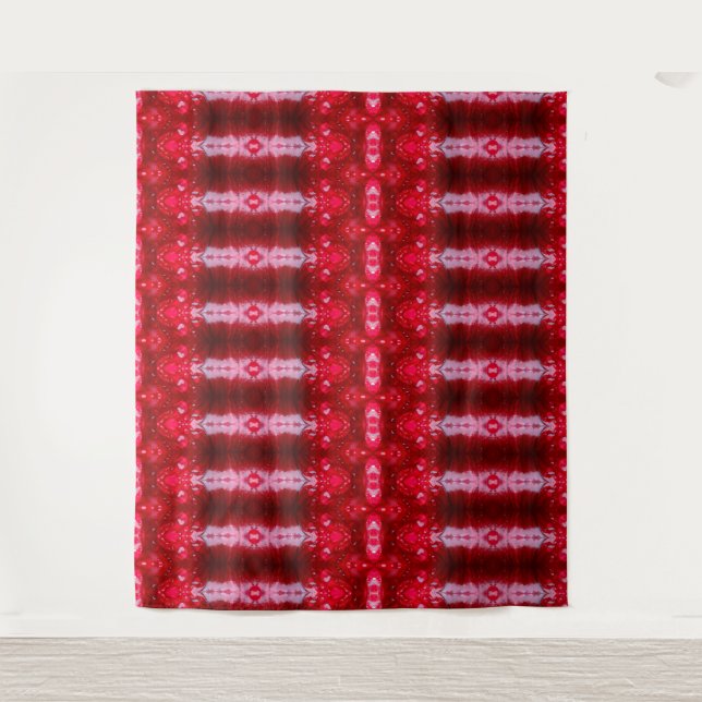 Red Ikat  Tapestry (Front)