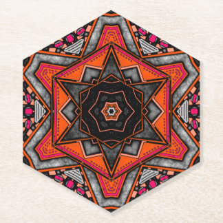 Red Imagination Compass Coaster