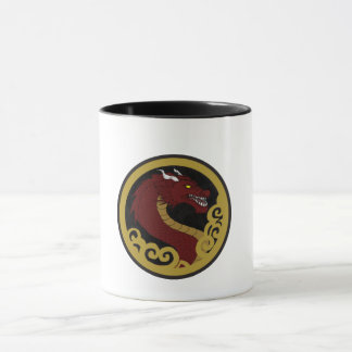 Red Imperial Dragon Ceramic Mug