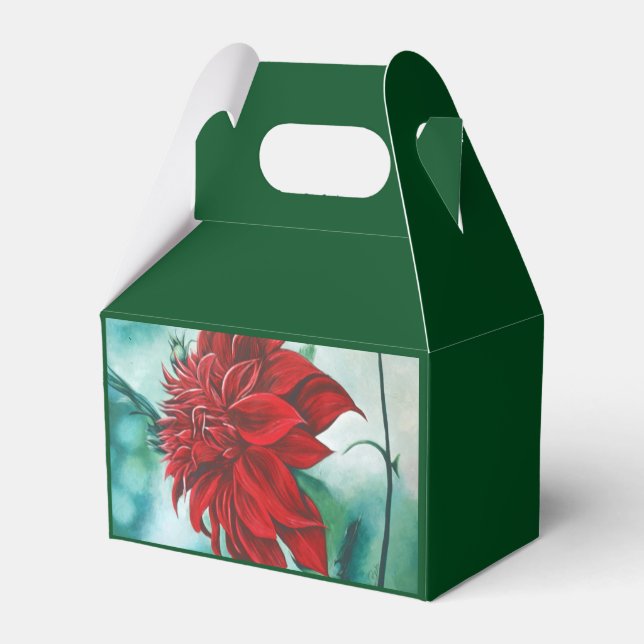 Red in Furry Favor Box (Back Side)