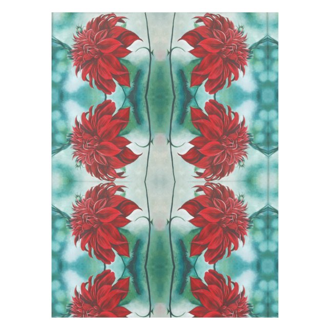 Red in Fury Tablecloth (Front)