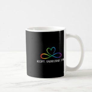 Red Instead Autism Infinity Accept Understand Love Coffee Mug