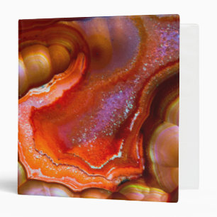 Red iridescent Fire Opal Binder