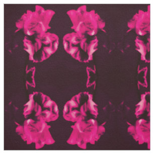 Red Iris Fabric