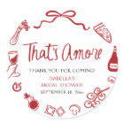 Red Italian That's Amore Pizza Pasta Bridal Shower