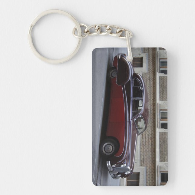 Red Jaguar Mark IX Keychain (Front)