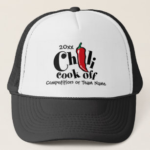 Red Jalapeno Chili Cook Off Contest Trucker Hat