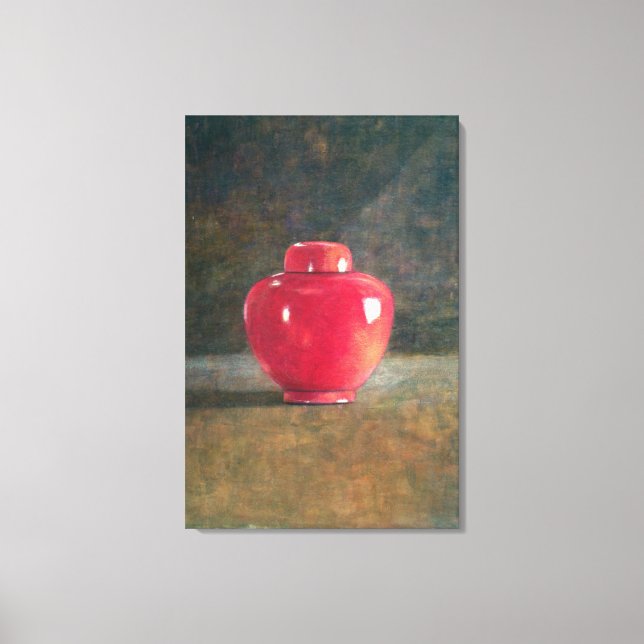 Red Jar 1996 Canvas Print (Front)