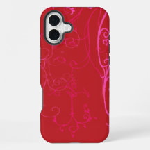 Red Jazzy iPhone Cases