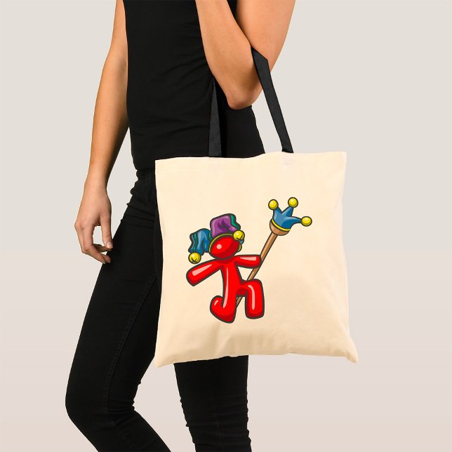 Red Jester Tote Bag (Creator Uploaded)