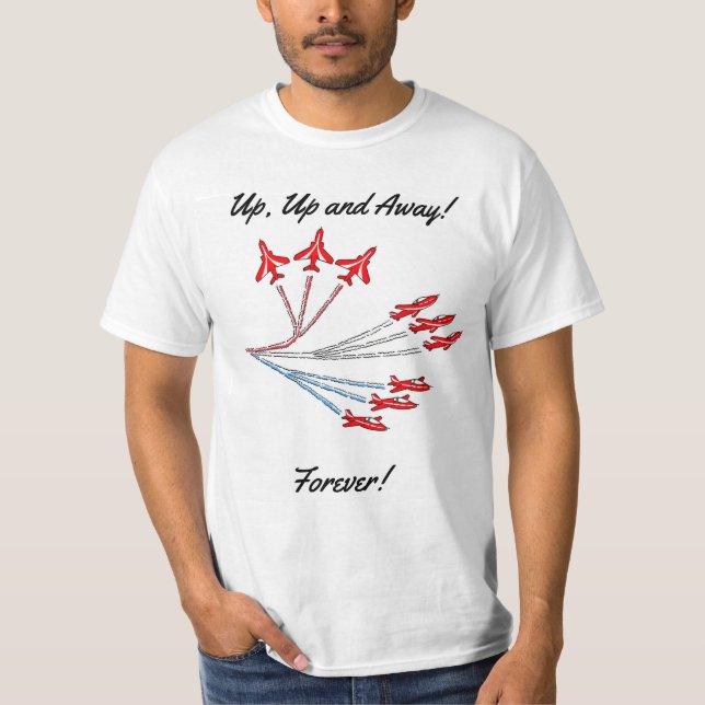 Red Jet Planes T-shirt (Front)