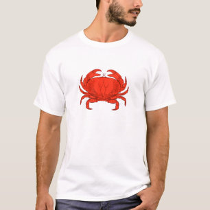 Red Jonah Crab Logo T-Shirt