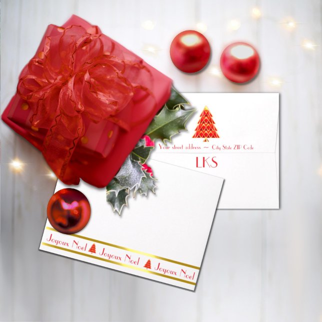 Red Joyoux Noel Envelope (Creator Uploaded)