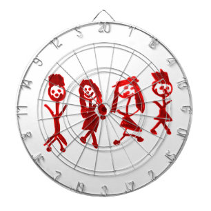 Red Kaylee My Family 2013 Art1a Hoboken The MUSEUM Dartboard