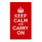 Red Keep Calm and Carry On