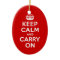 Red Keep Calm and Carry On