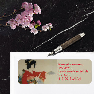 Red Kimono woman