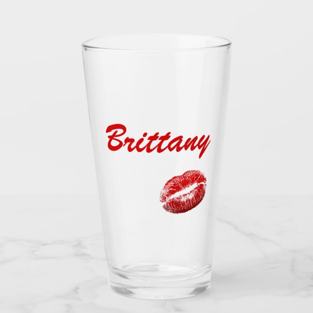 Red Kisses Glass (Front)