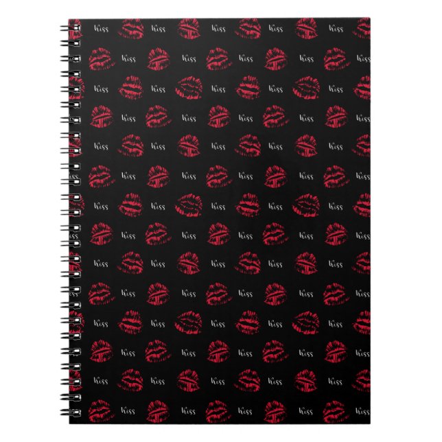 Red Kisses Notebook (Front)