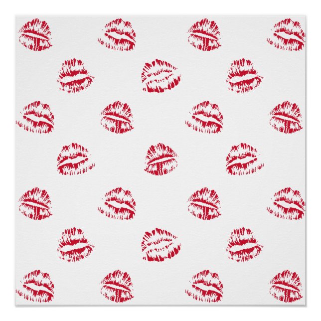 Red kisses poster (Front)