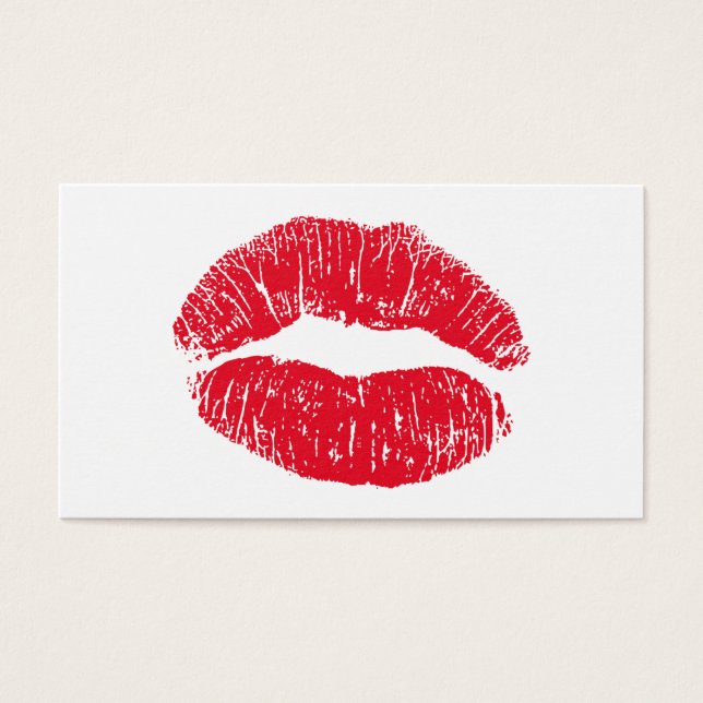 Red Kissing Lips (Front)