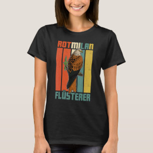 Red Kite Biologist Ornithologist Bird Motif 20 T-Shirt