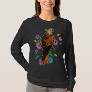 Red Kite Biologist Ornithologist Bird Motif 24 T-Shirt