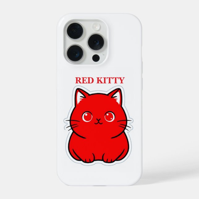 RED KITTY iPhone CASE (Back)