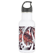 Red Koi Tattoo Design