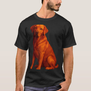 Red Lab Mom and Dad Labrador Dog T-Shirt