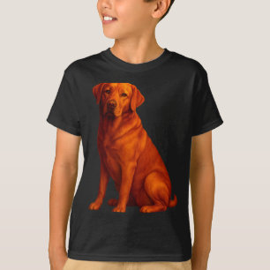 Red Lab Mom and Dad Labrador Dog T-Shirt