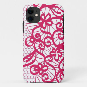 Red lace iPhone 11 case