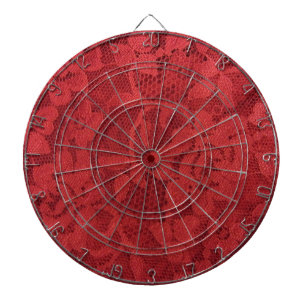 Red Lace Dartboard