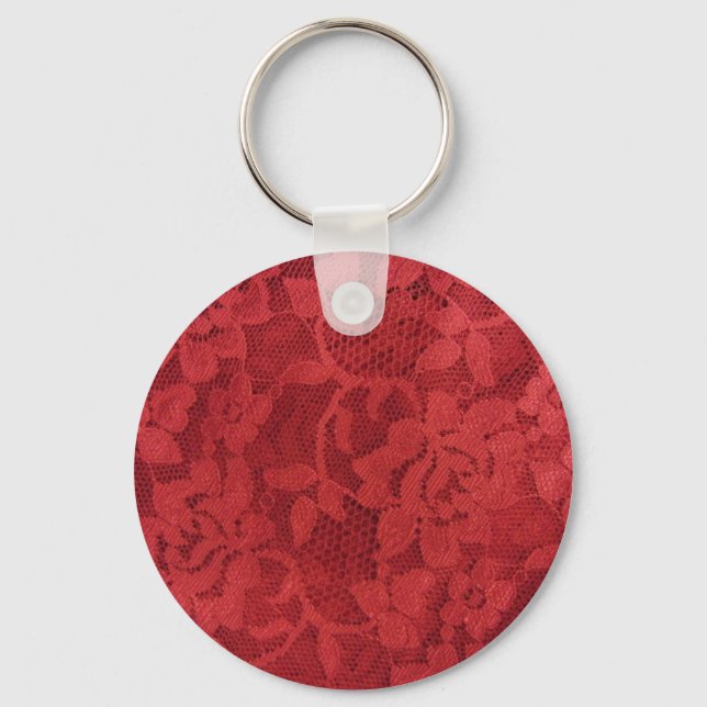 Red Lace Keychain (Front)