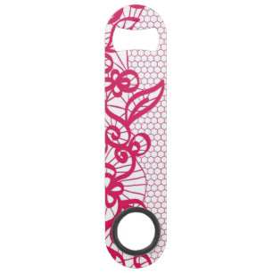 Red lace speed bottle opener